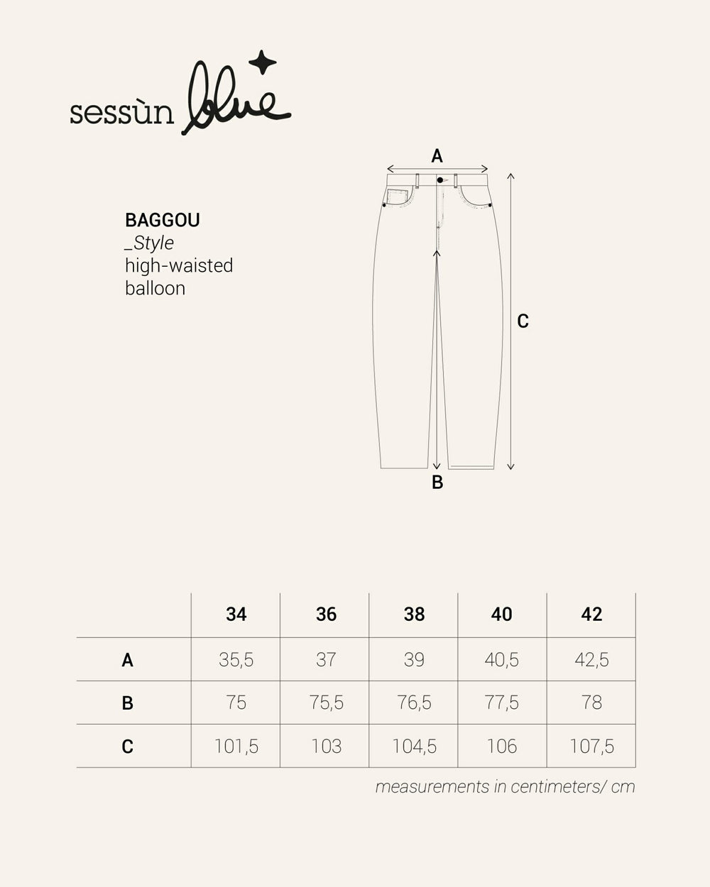 Women BAGGOU Astral Blue | Jeans