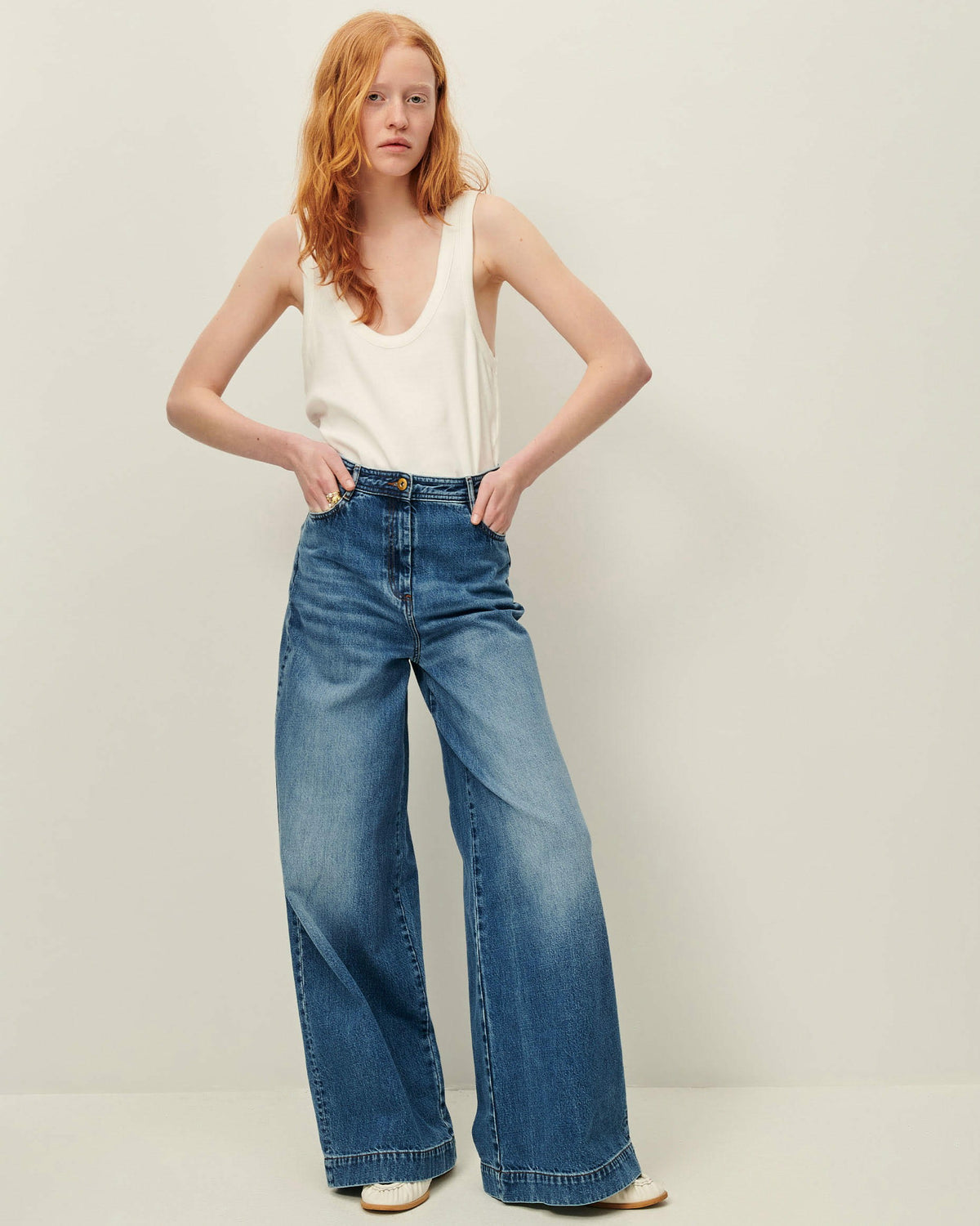 Women CAPTAIN Denim Vintage Blue | Jeans