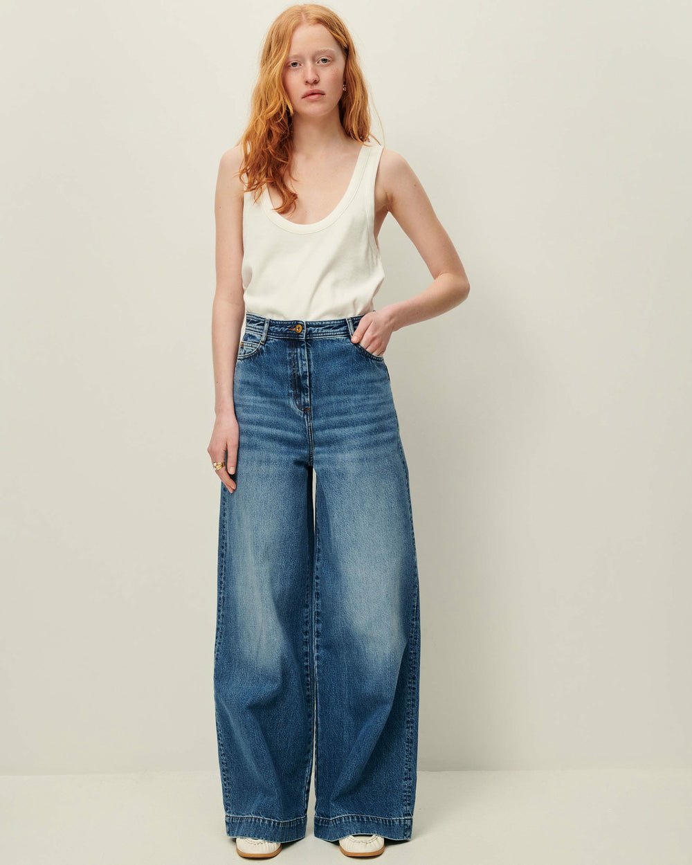 Women CAPTAIN Denim Vintage Blue | Jeans