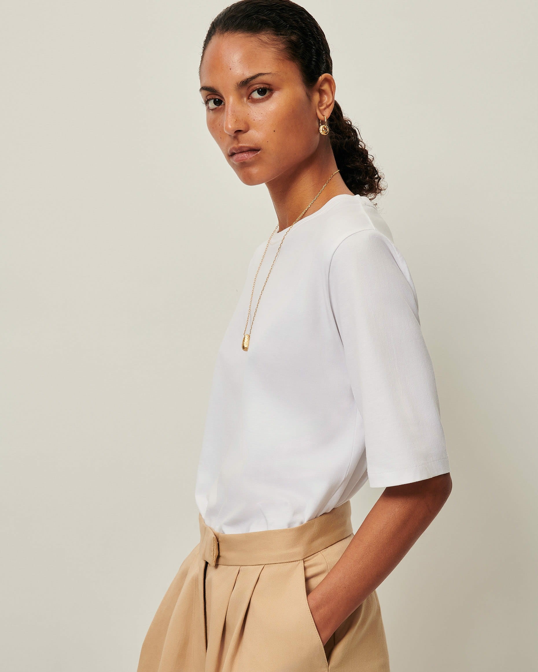 Women SERGE Optical White | Tee-shirt