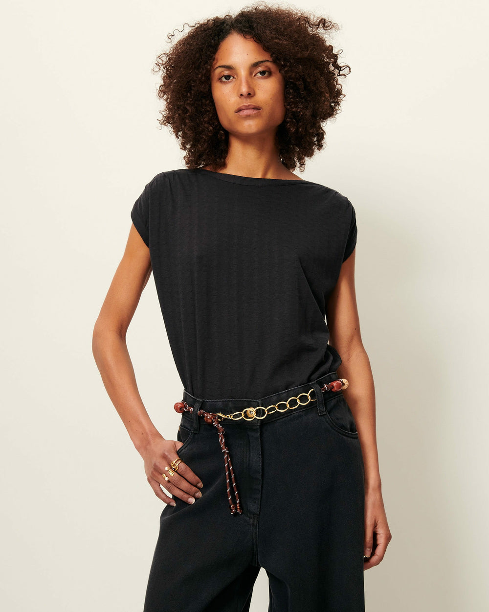 Women SIXTOJACQUARD Moonless | T-shirt