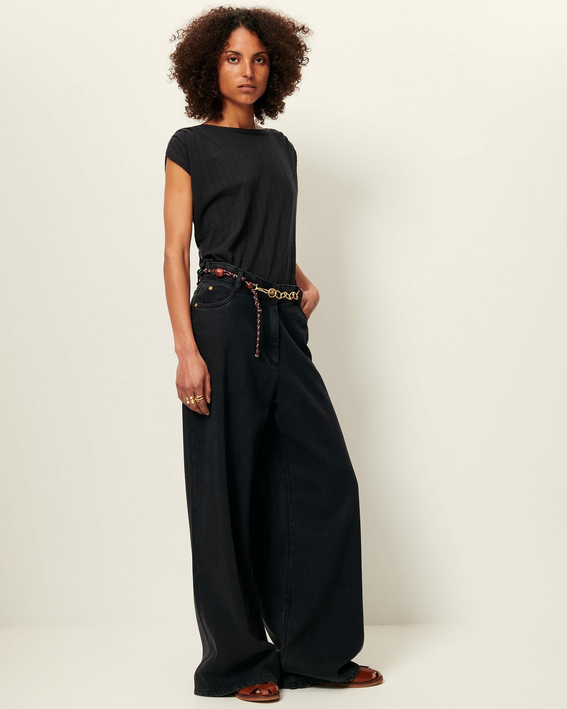 Women SIXTOJACQUARD Moonless | T-shirt