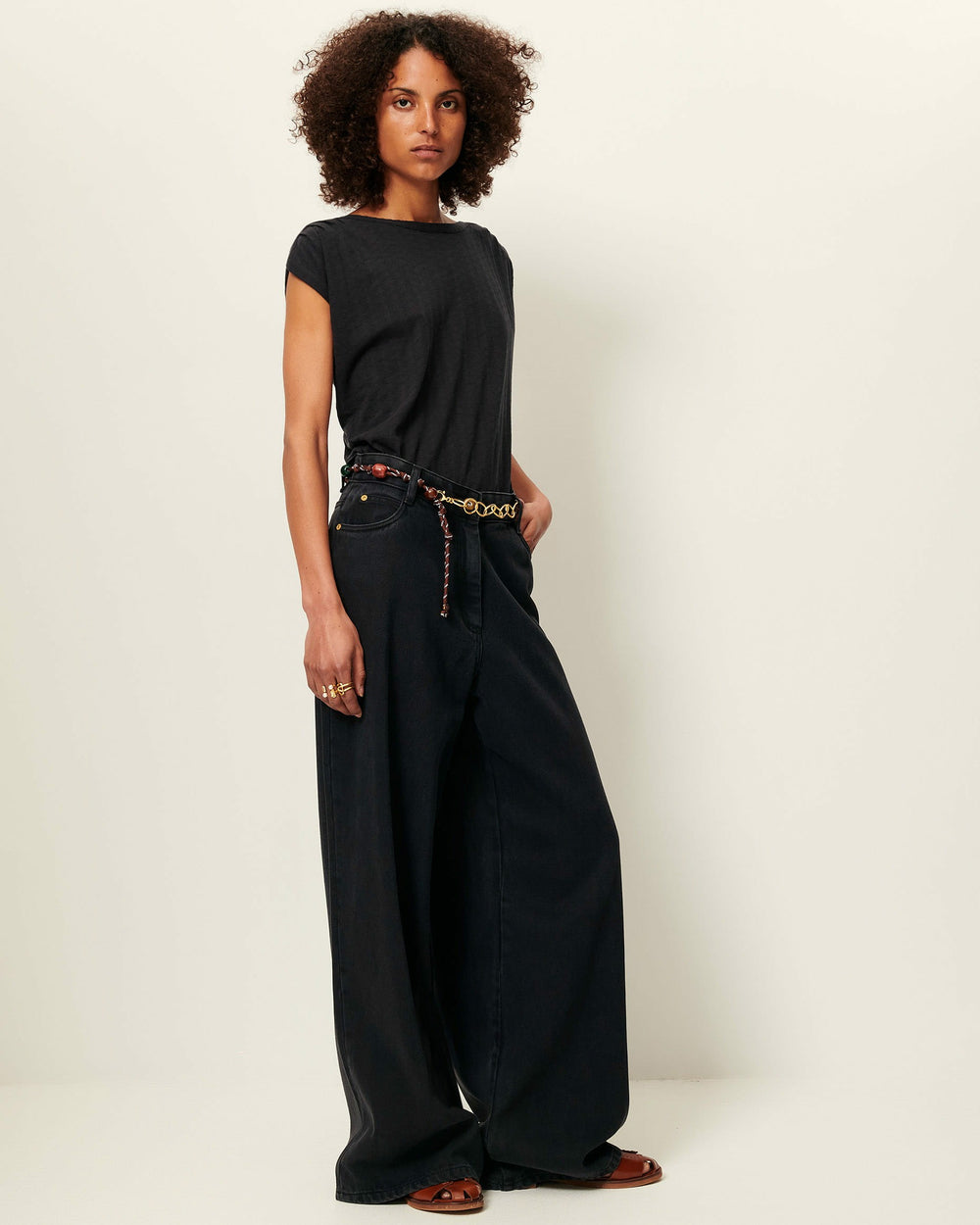 Women SIXTOJACQUARD Moonless | T-shirt
