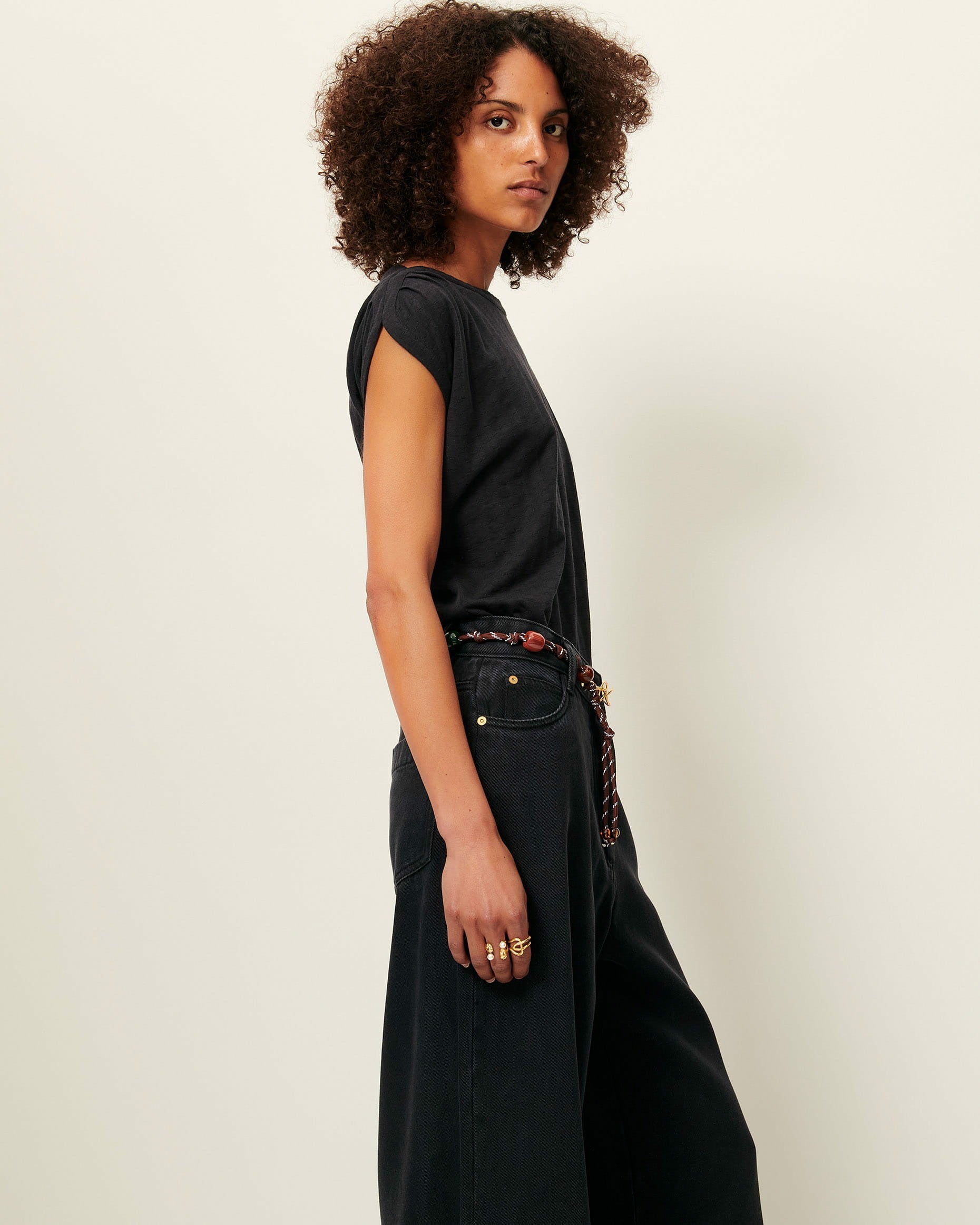 Women SIXTOJACQUARD Moonless | T-shirt