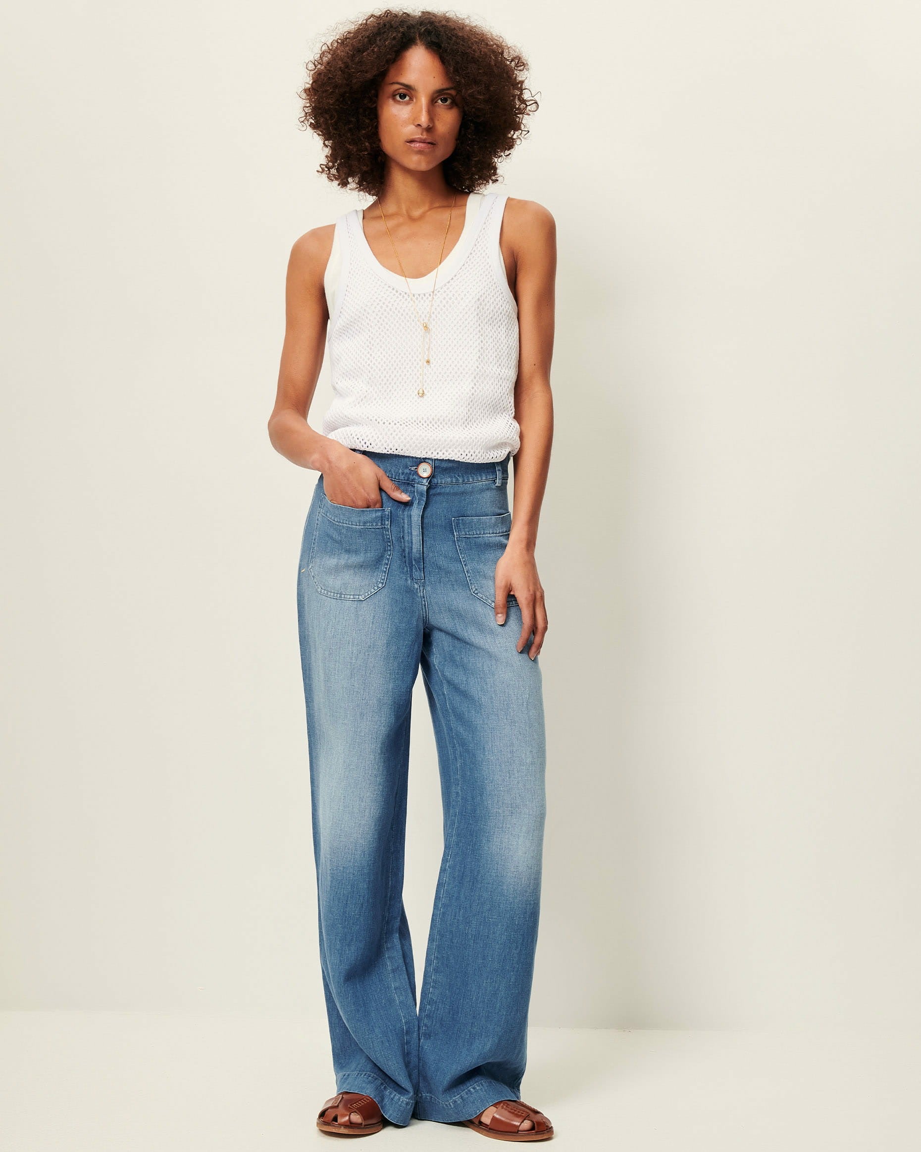 Women JOHNNY SPRING Denim Washed | Pants