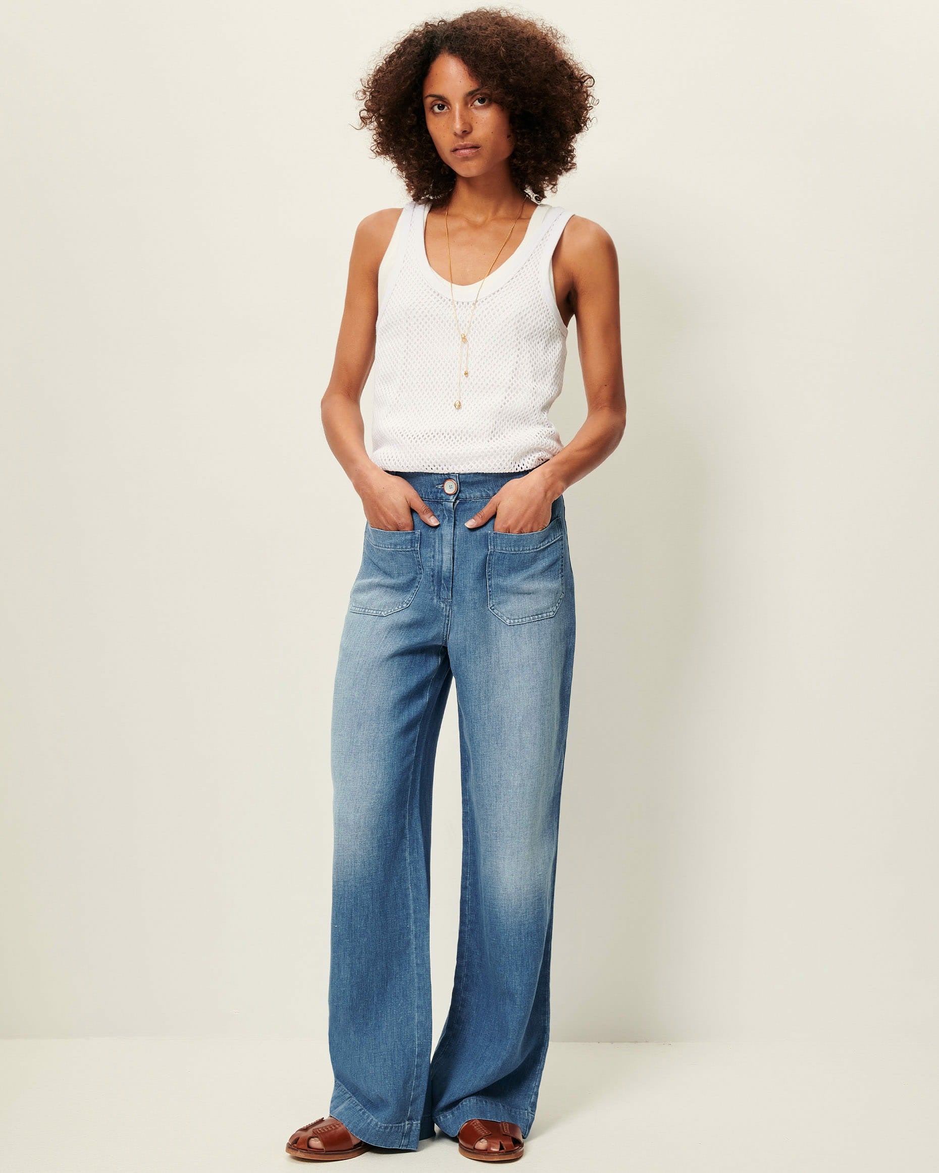 Women JOHNNY SPRING Denim Washed | Pants