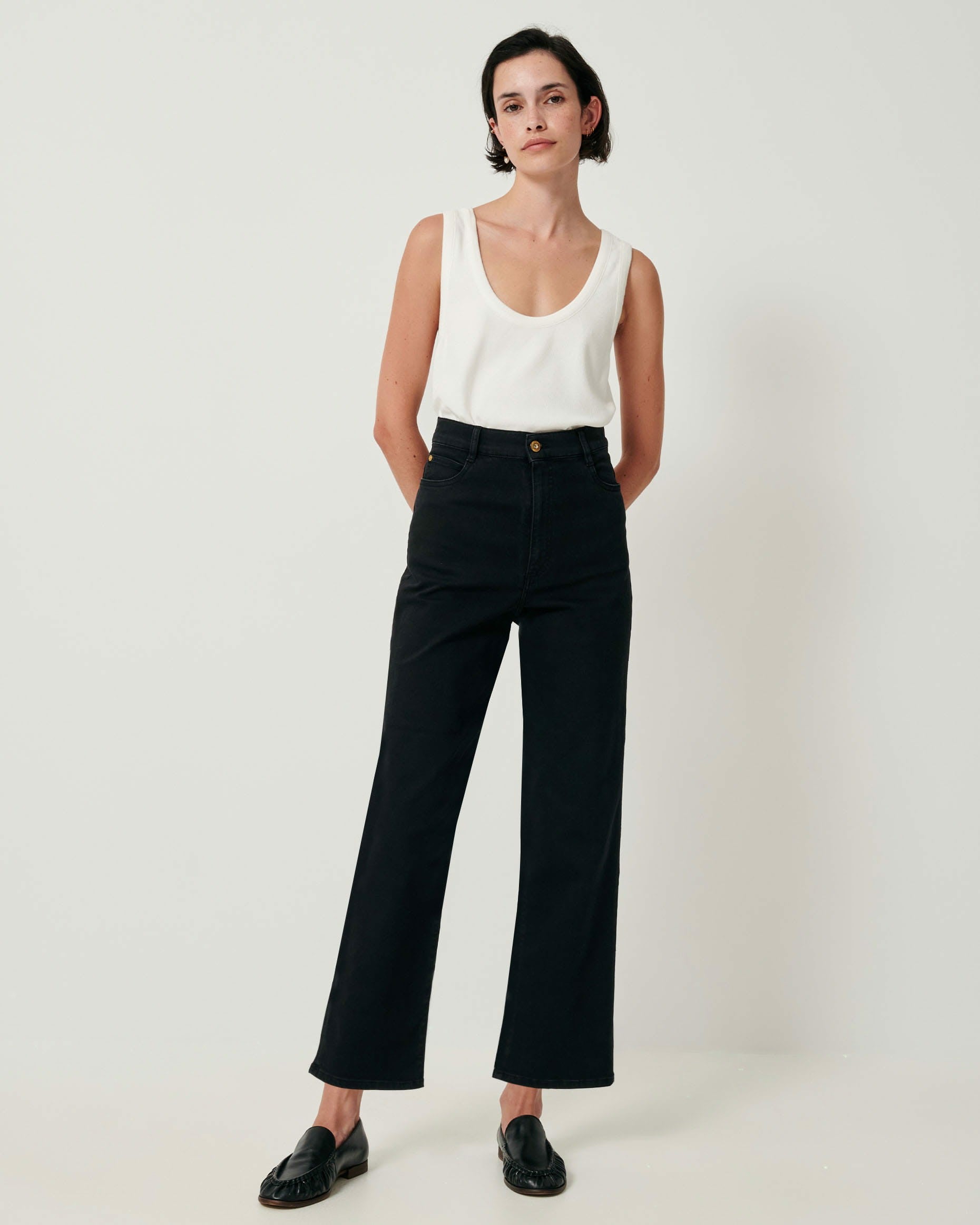 Women BAY CRUISE Pure Black | Jeans