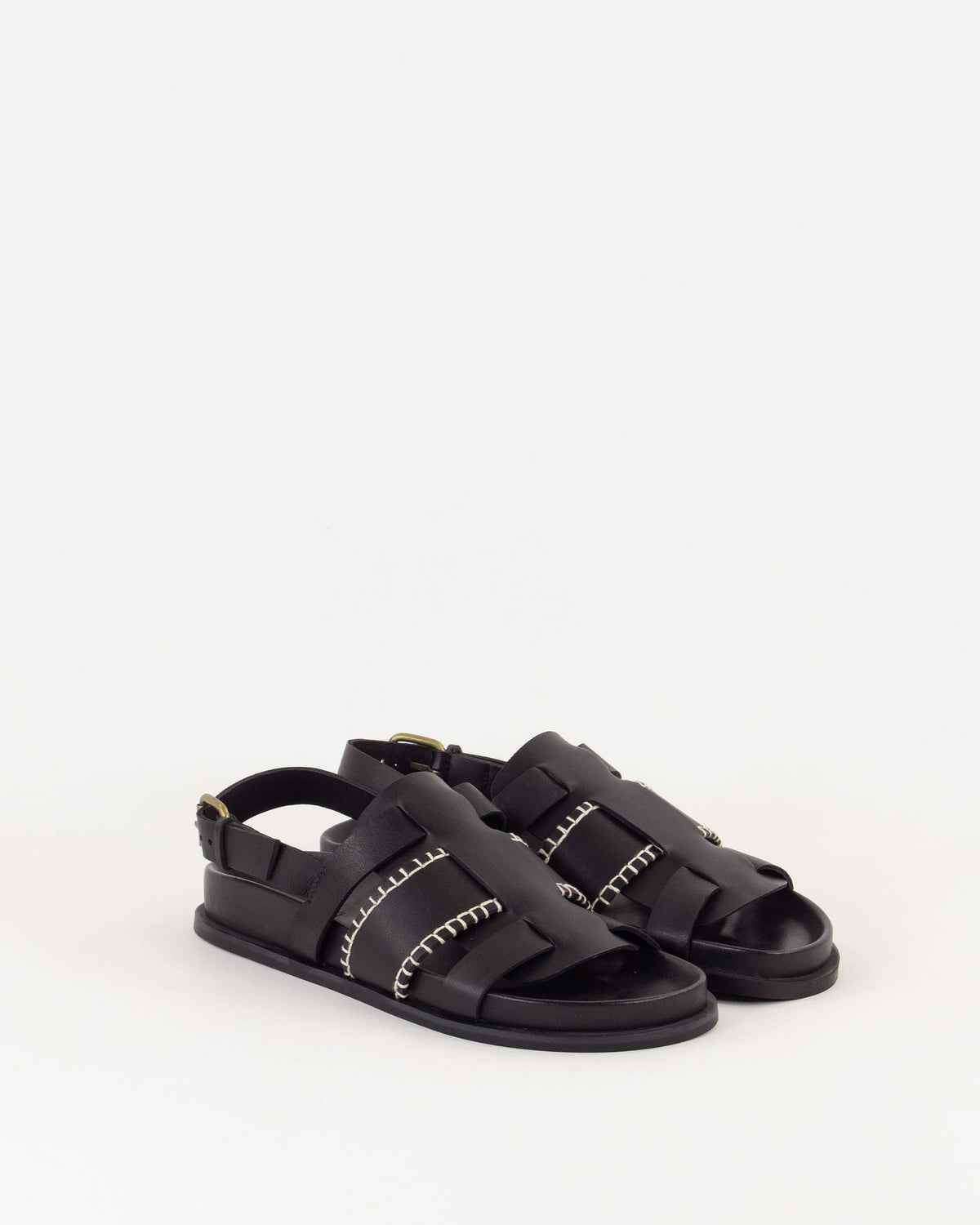 Women SIDI Black Leather | Sandals
