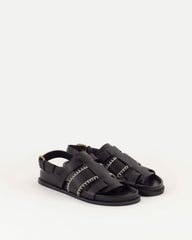 Women SIDI Black Leather | Sandals
