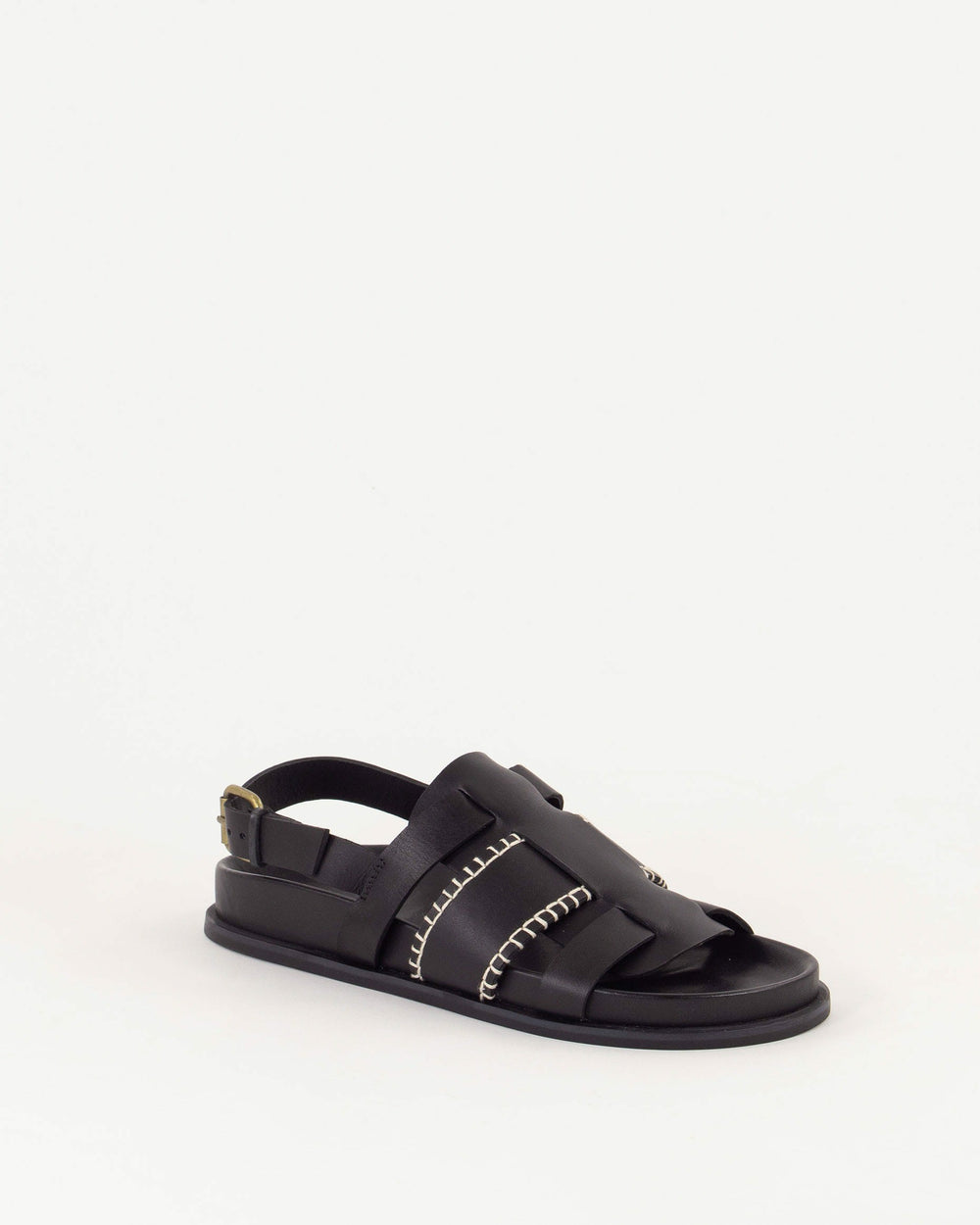 Women SIDI Black Leather | Sandals