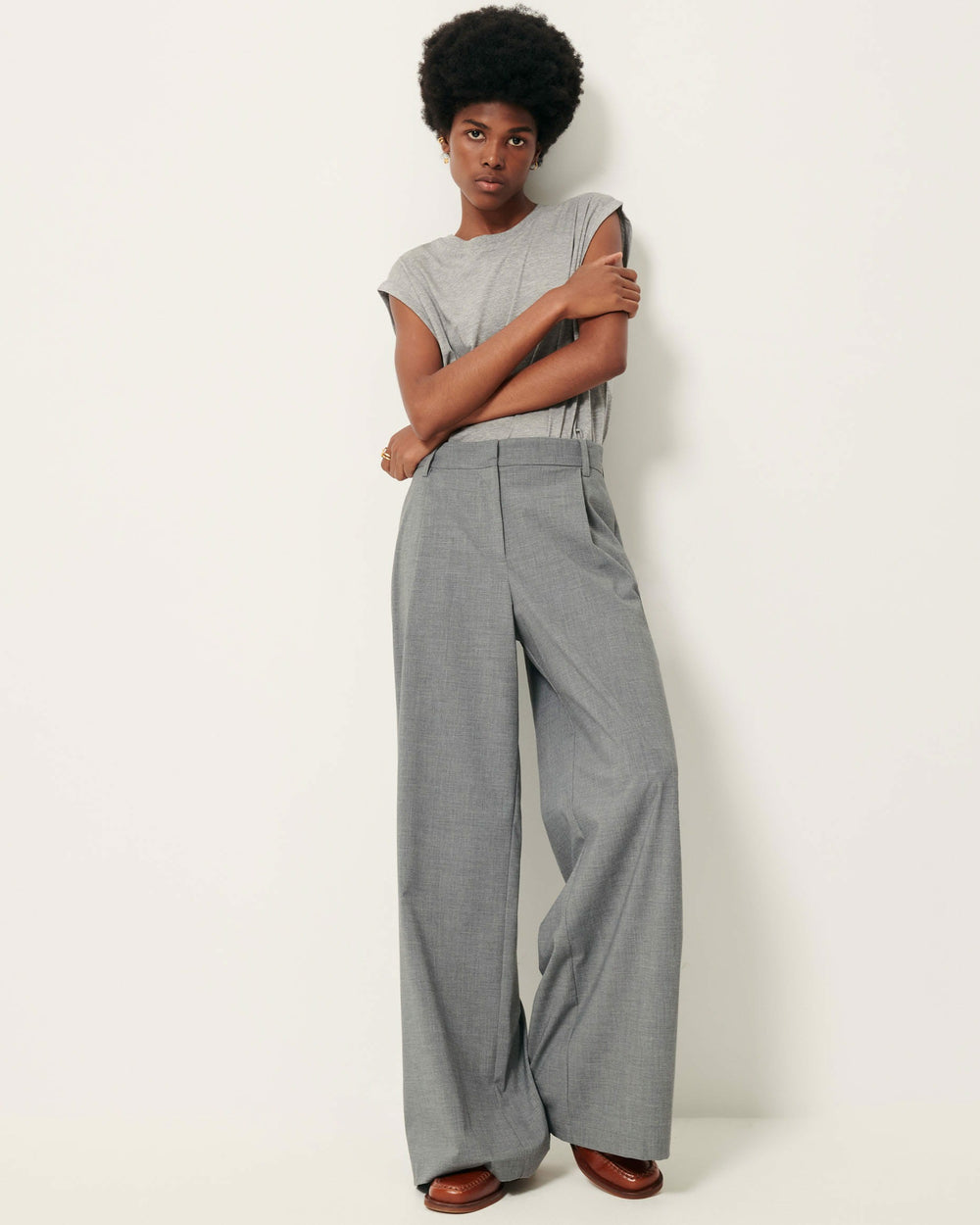 Women DEEDOO Mid Grey | T-shirt