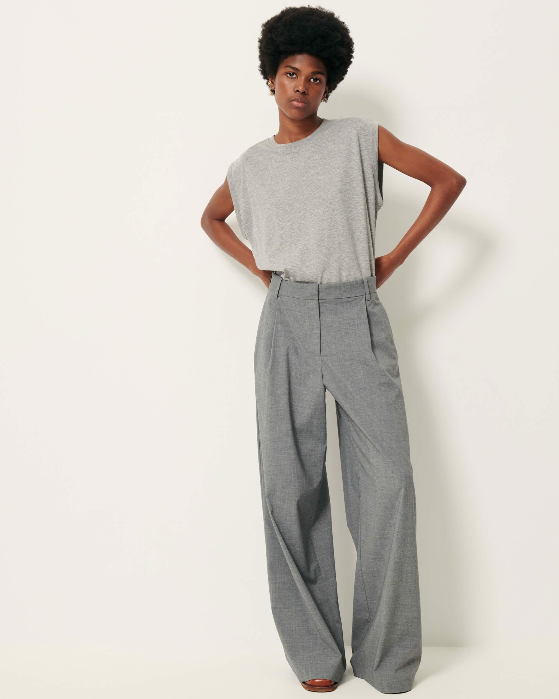 Women DEEDOO Mid Grey | T-shirt