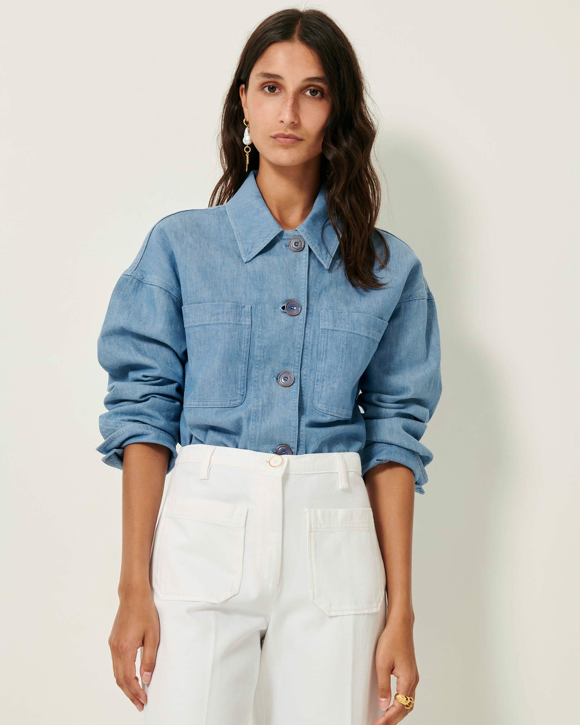 Women ALDRICKS Optical White | Pants