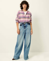 Women DELIMA Purple Tan | Shirt