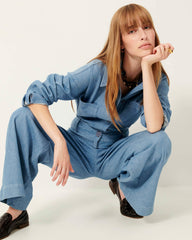 Women MANHATTI Provencia Blue | Pants