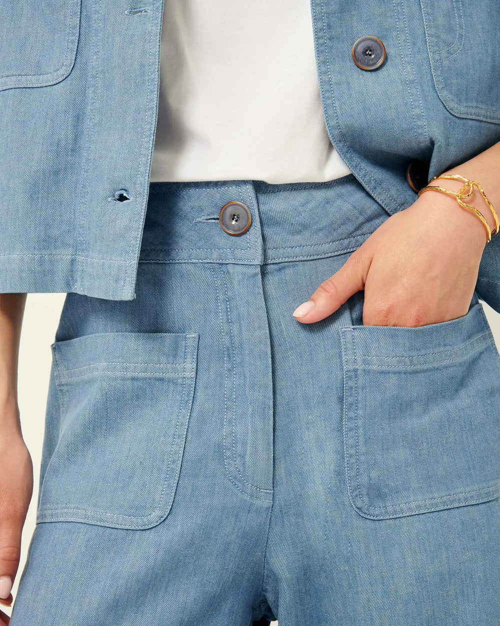 Women MANHATTI Provencia Blue | Pants