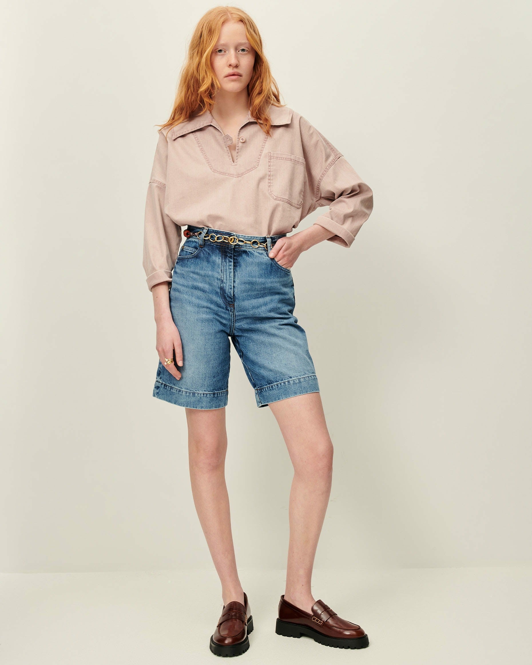 Women BERMUCAP Vintage Blue | Bermuda