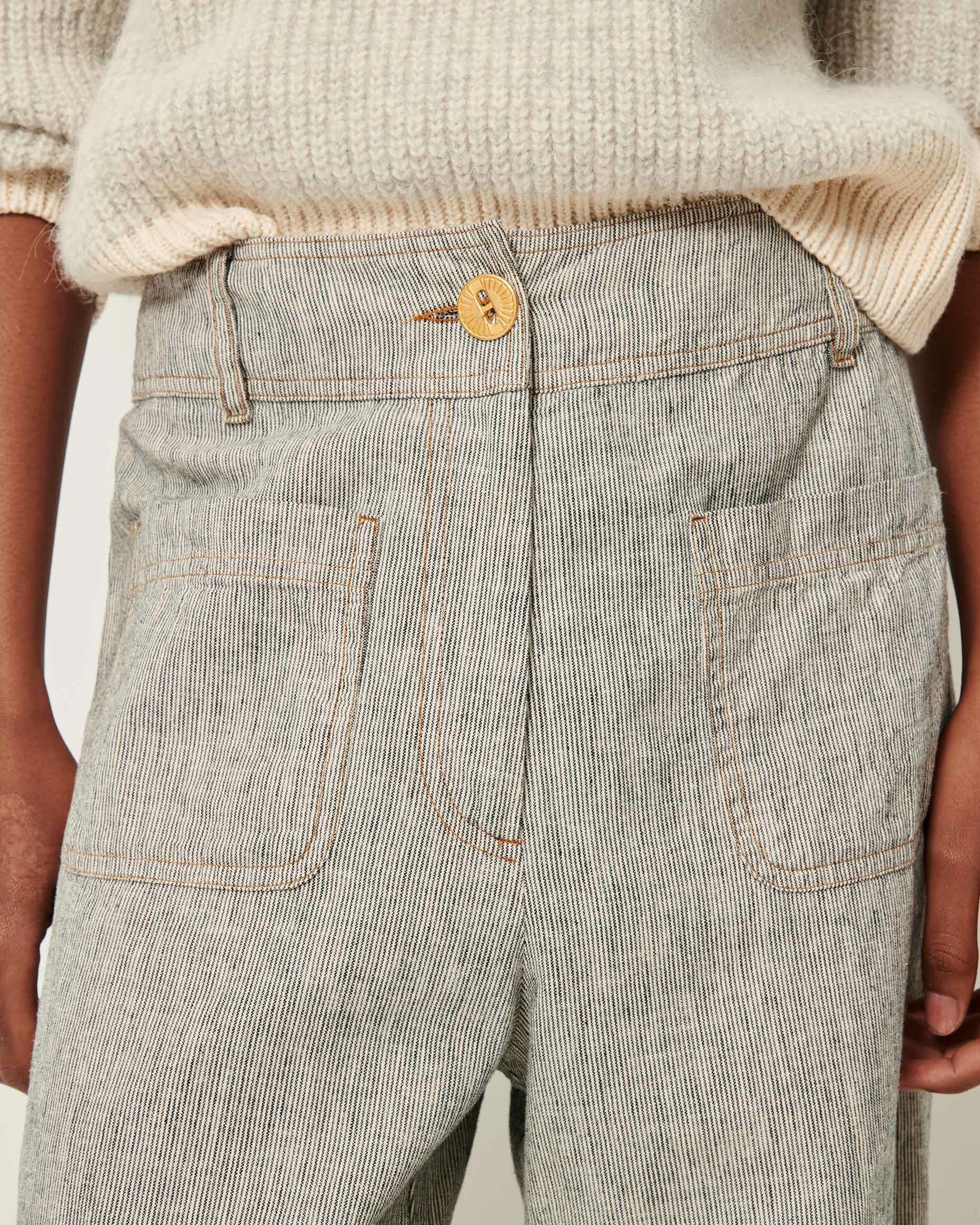 Women MANHATTI Whiblack | Pants