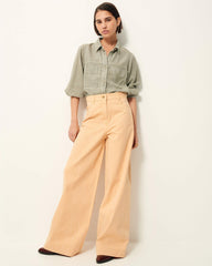 Women CAPTAIN WASH Wax Yellow | Pants