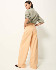 Women CAPTAIN WASH Wax Yellow | Pants