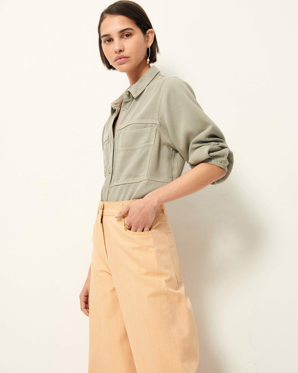 Women CAPTAIN WASH Wax Yellow | Pants