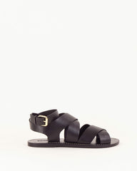 Women DAKLA Black Leather | Sandals