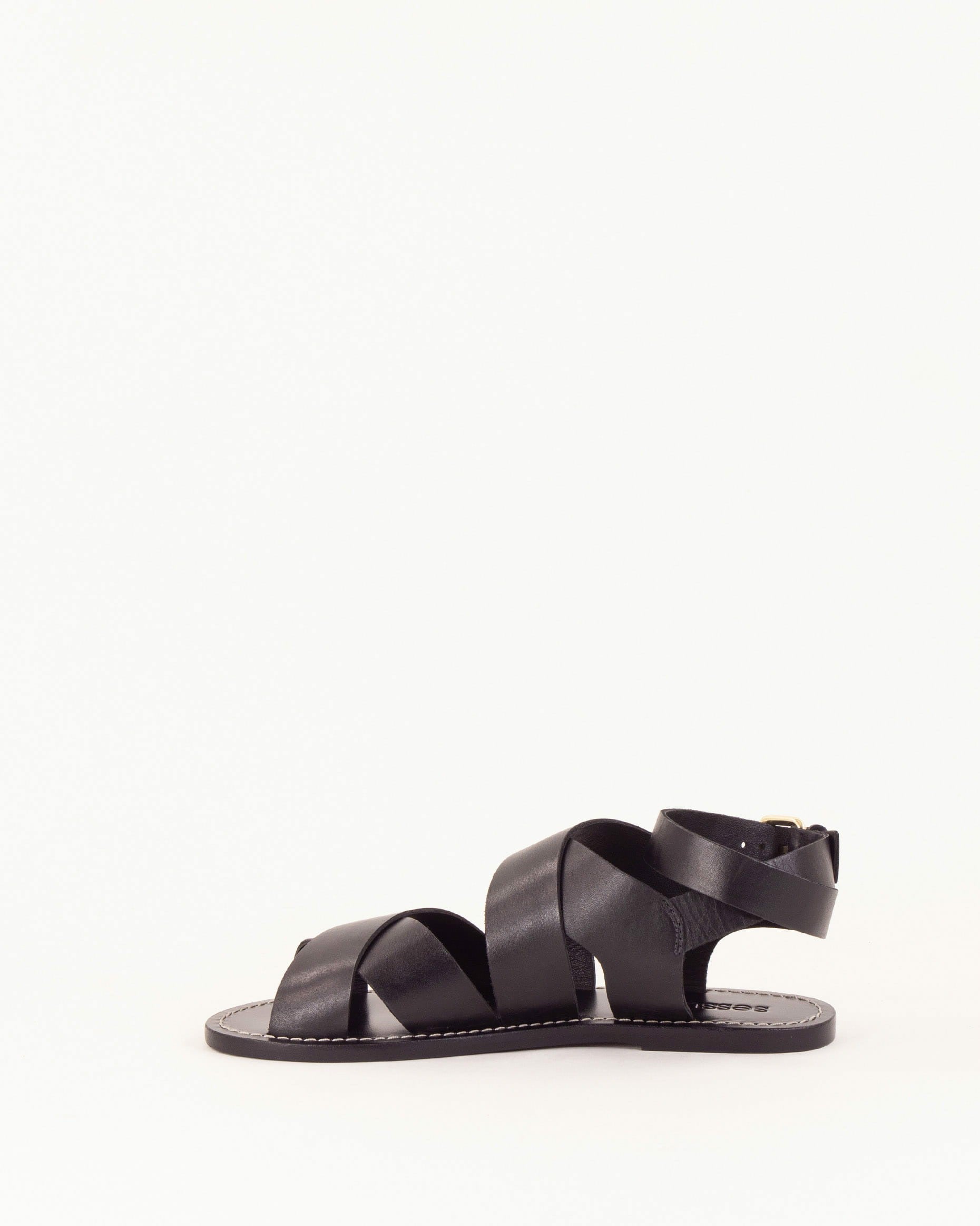 Women DAKLA Black Leather | Sandals