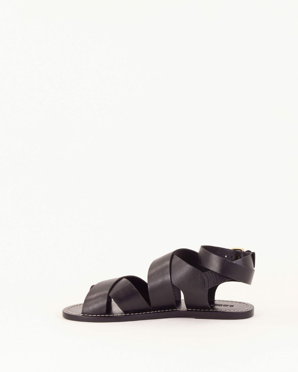 Women DAKLA Black Leather | Sandals