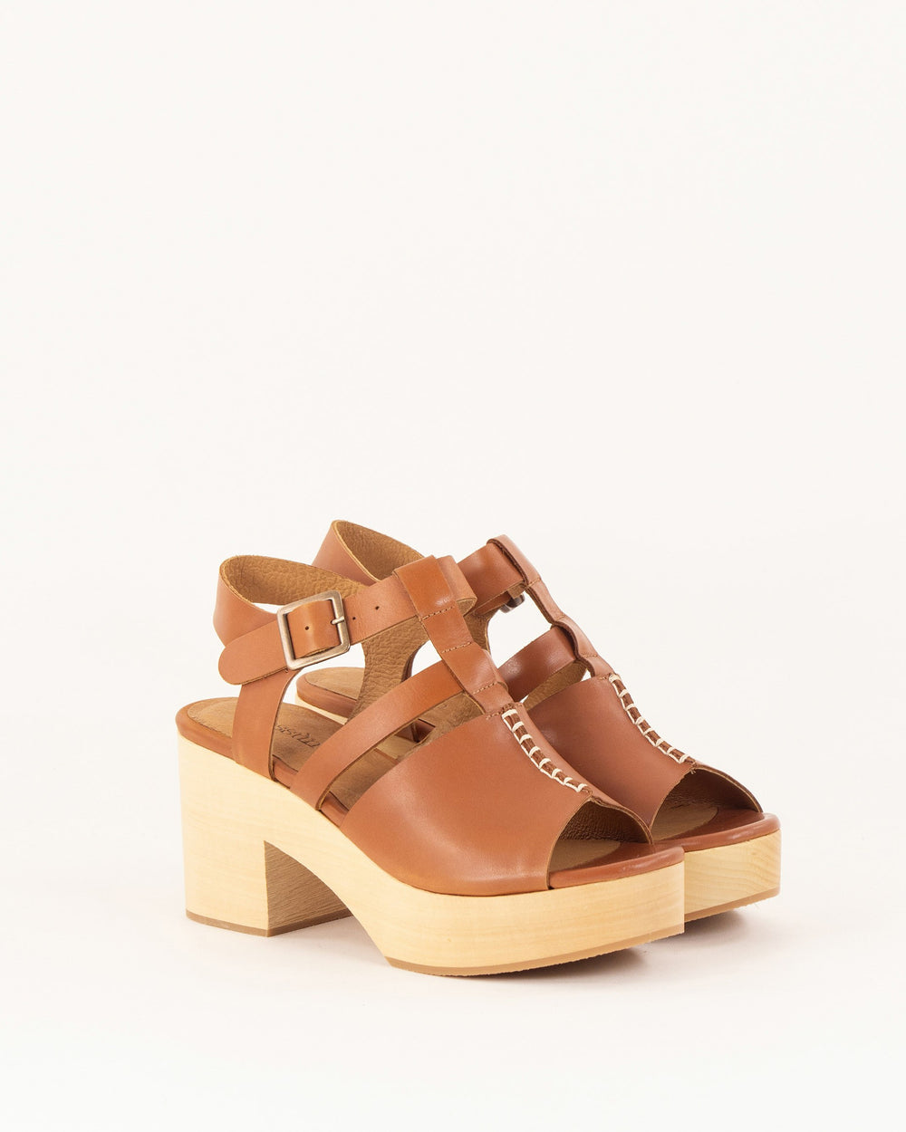 Women CASARES Natural Leather | Sandals