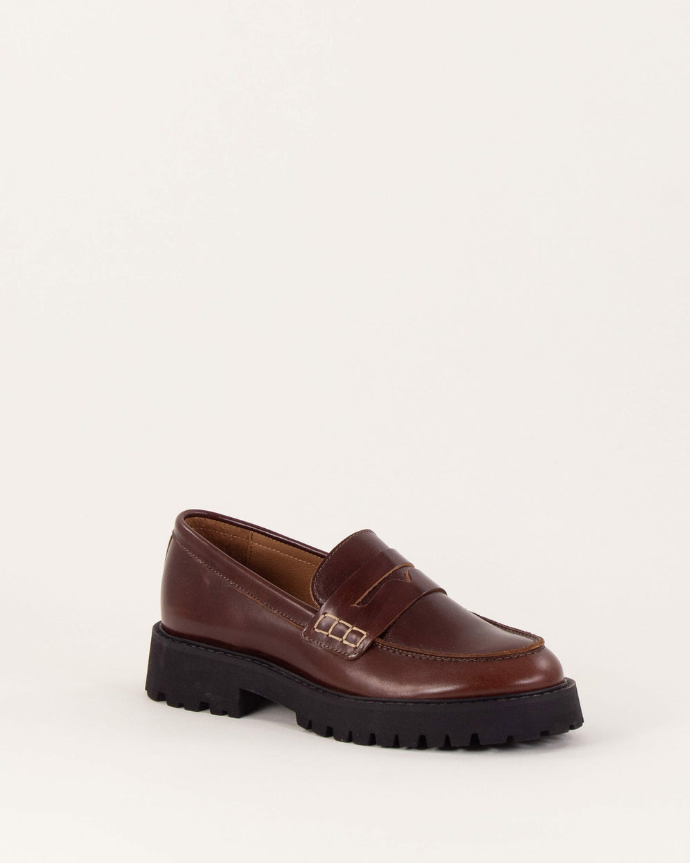 Women BARCELO Mogano Leather | Loafers