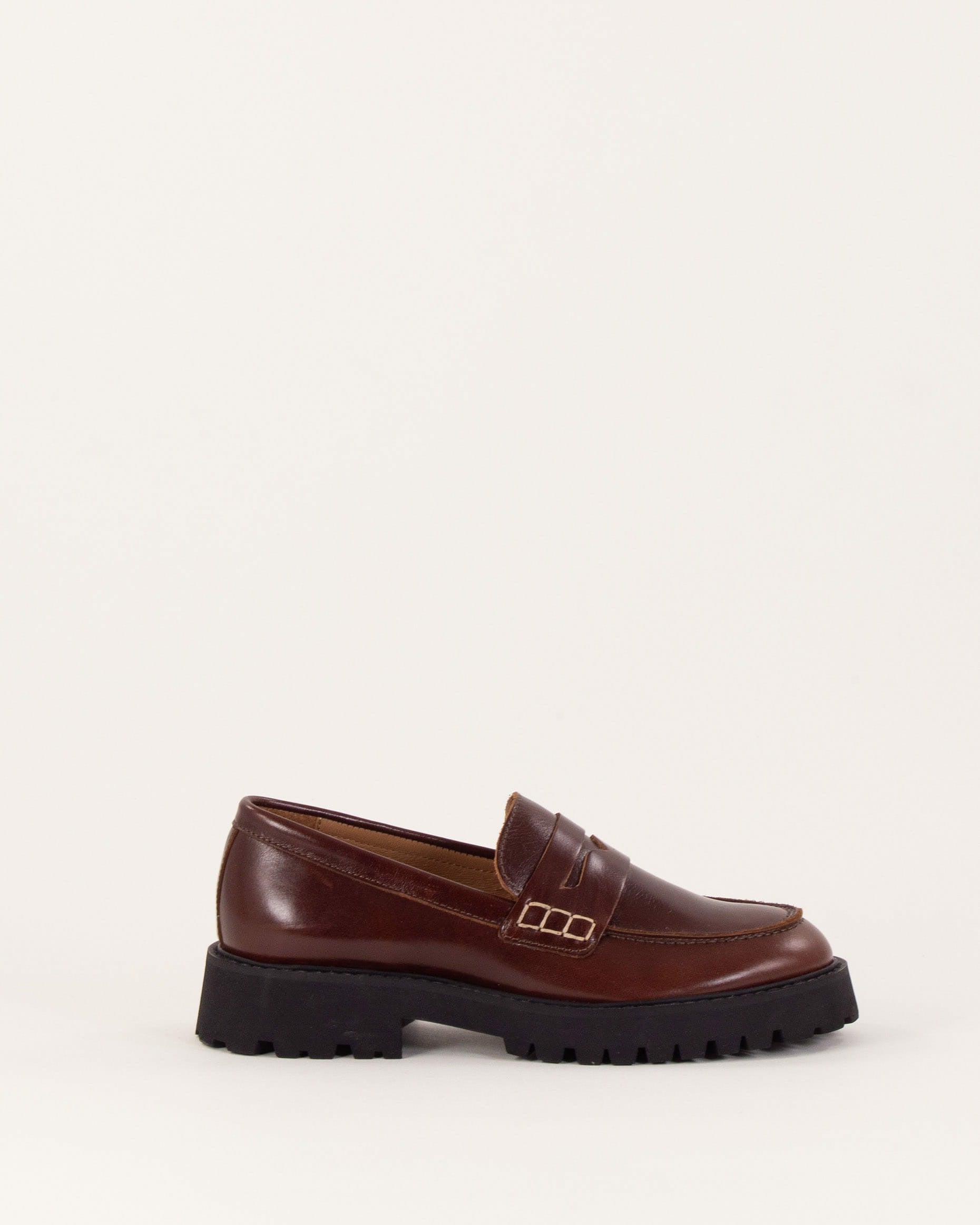 Women BARCELO Mogano Leather | Loafers