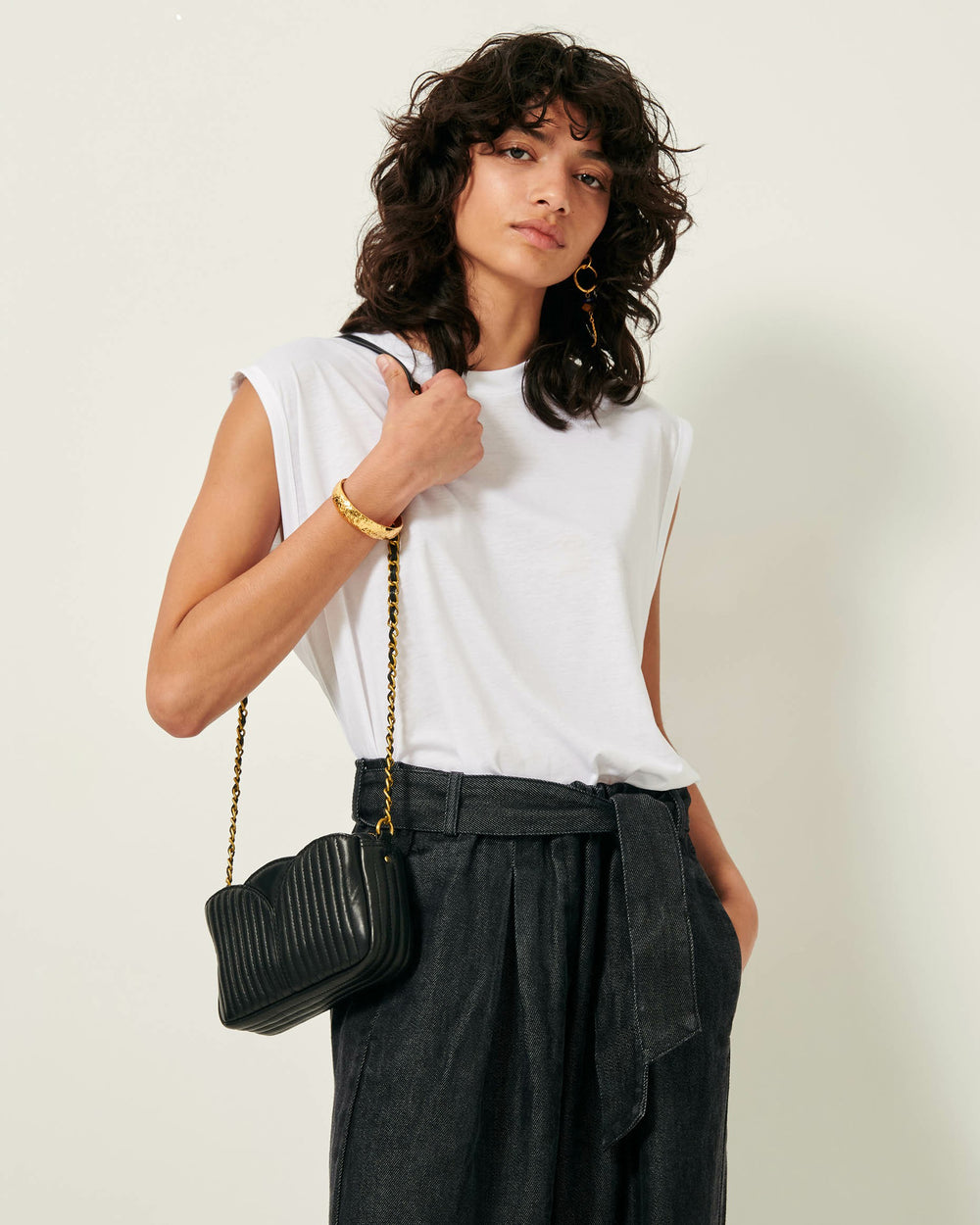 Women DIVINOU LEATHER Black | Bag