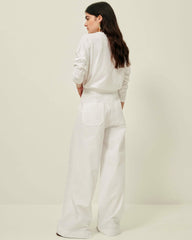 Women CAPRI White | Pants