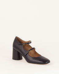 Women ROSEMARY Black Leather | Mary Janes