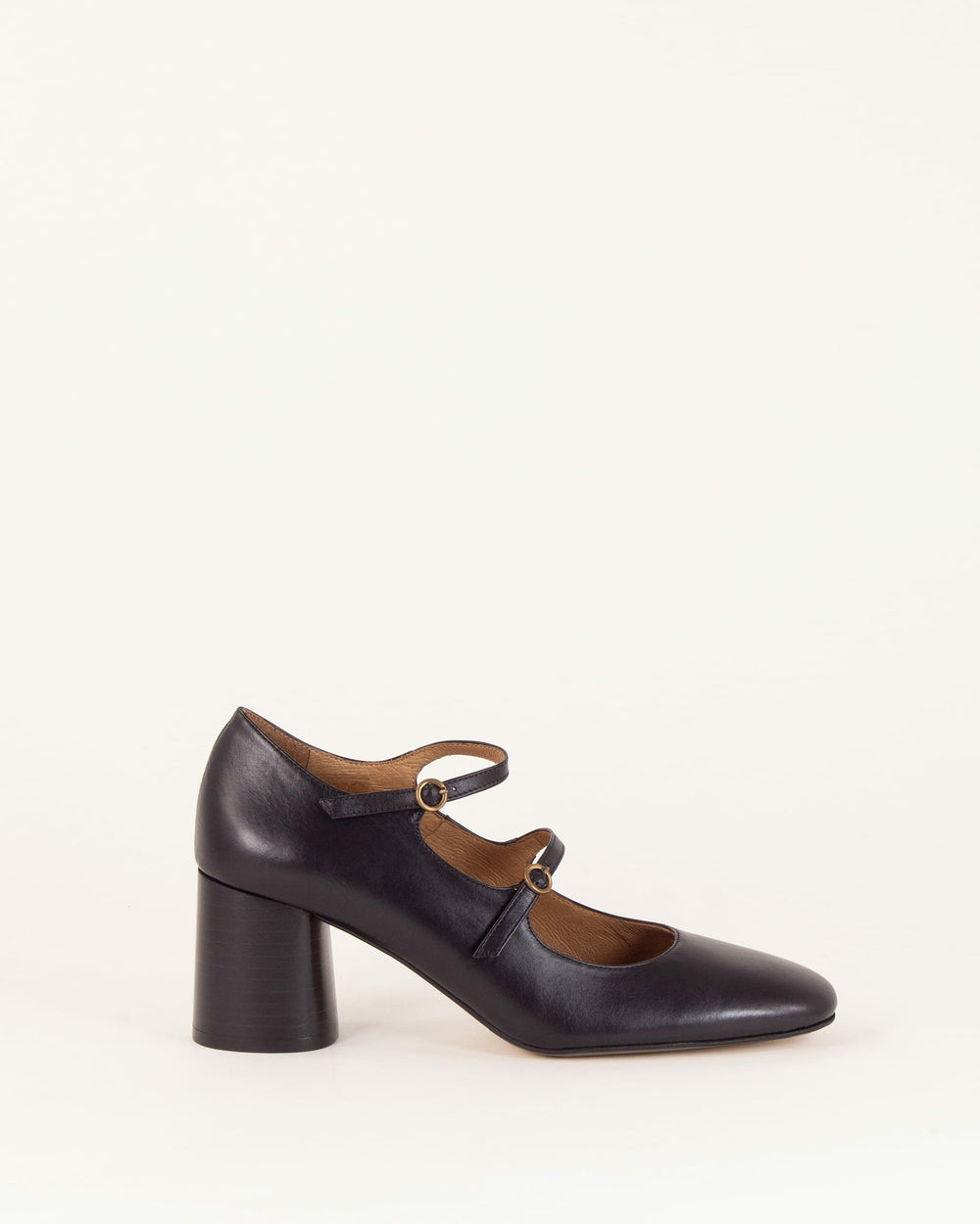 Women ROSEMARY Black Leather | Mary Janes