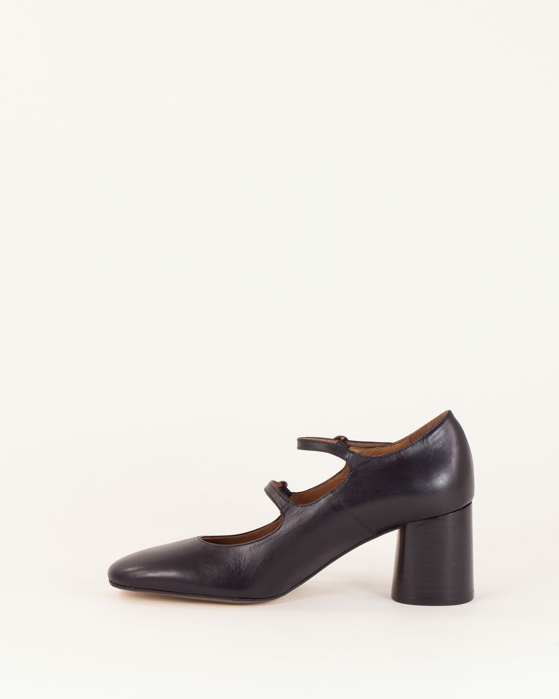 Women ROSEMARY Black Leather | Mary Janes