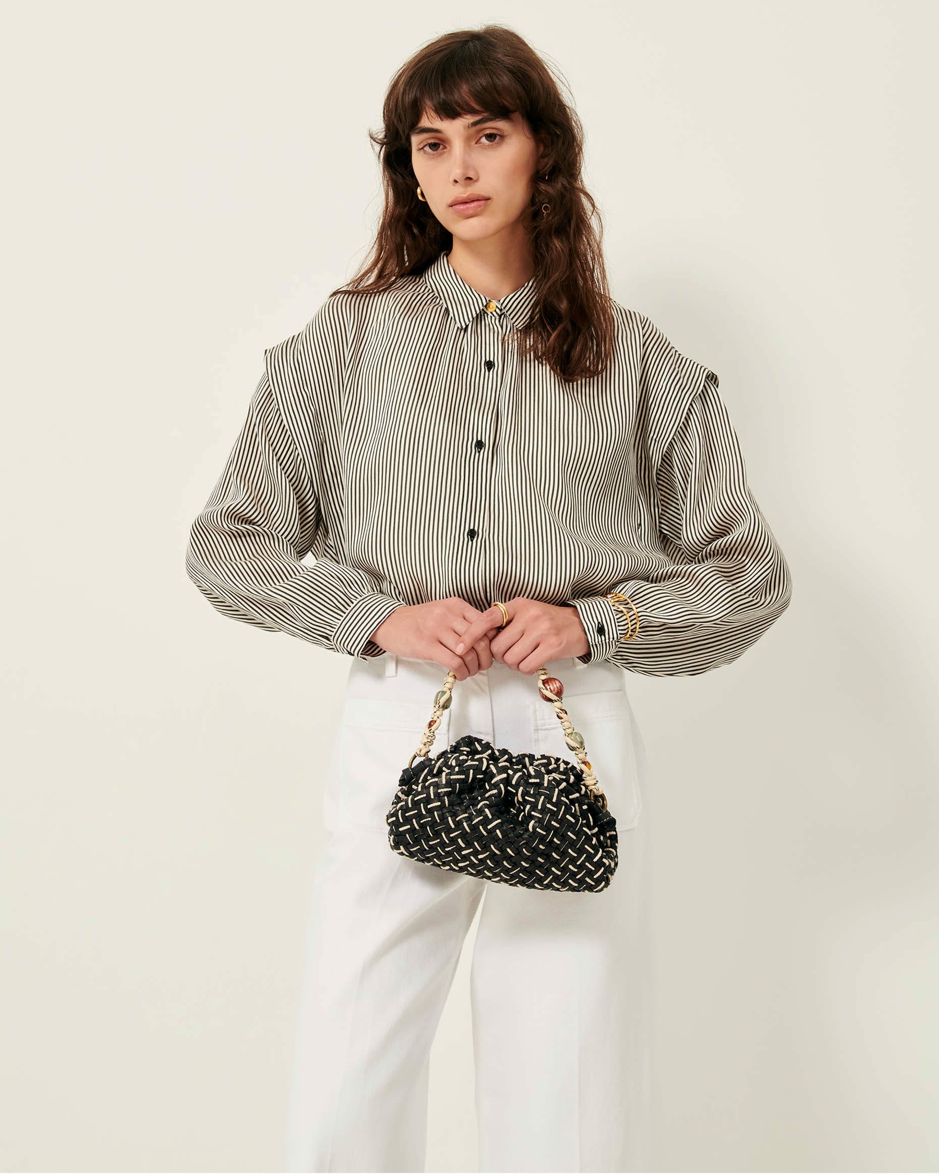 Women LUNA CLUTCH Whiblack | Bag