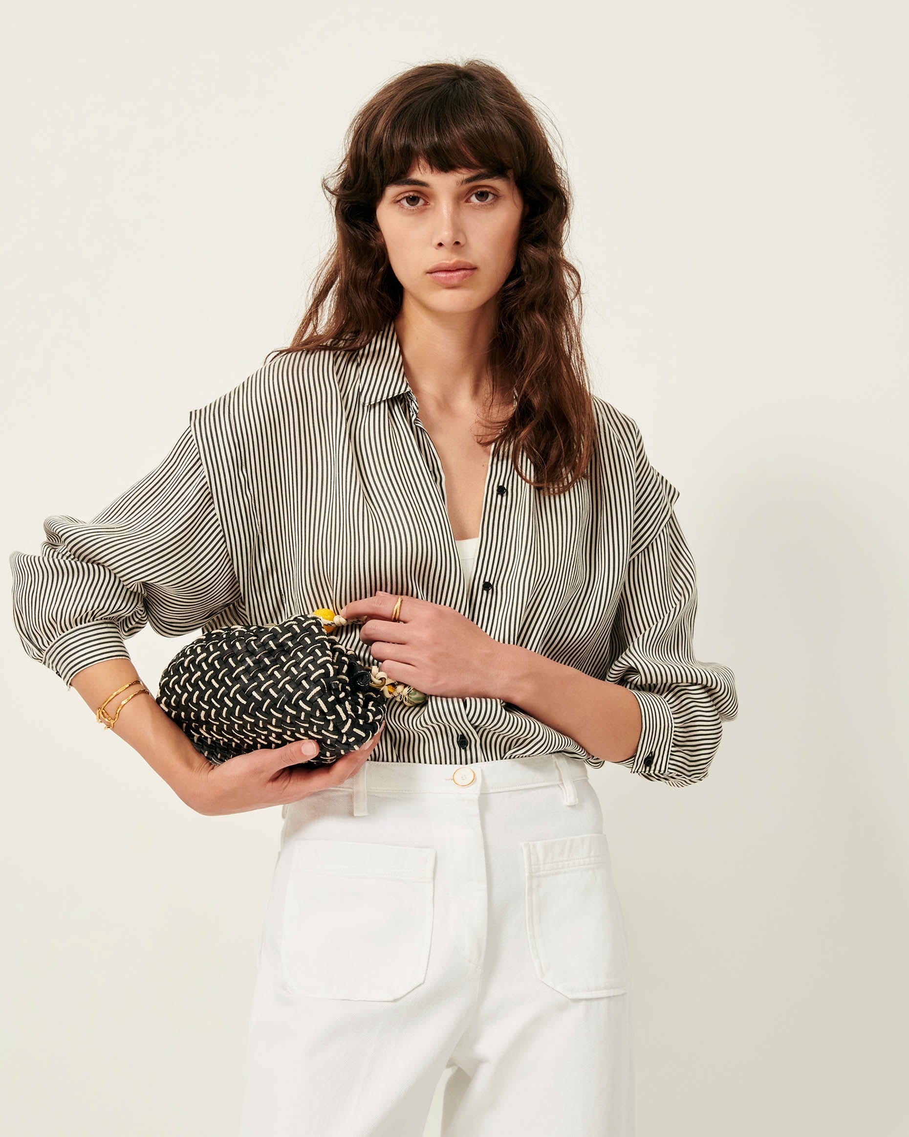 Women LUNA CLUTCH Whiblack | Bag