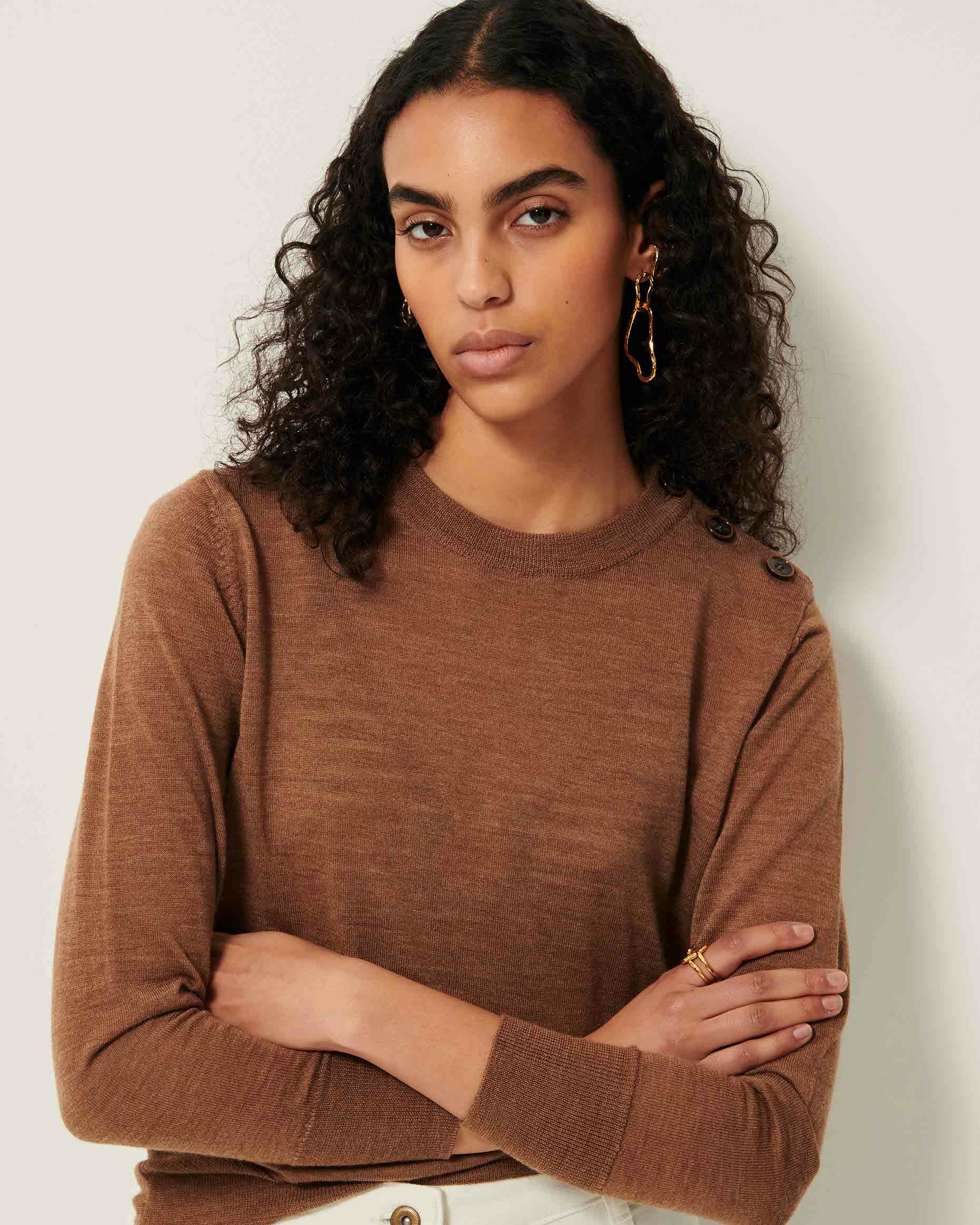 Women AMOR Camel | Jumper