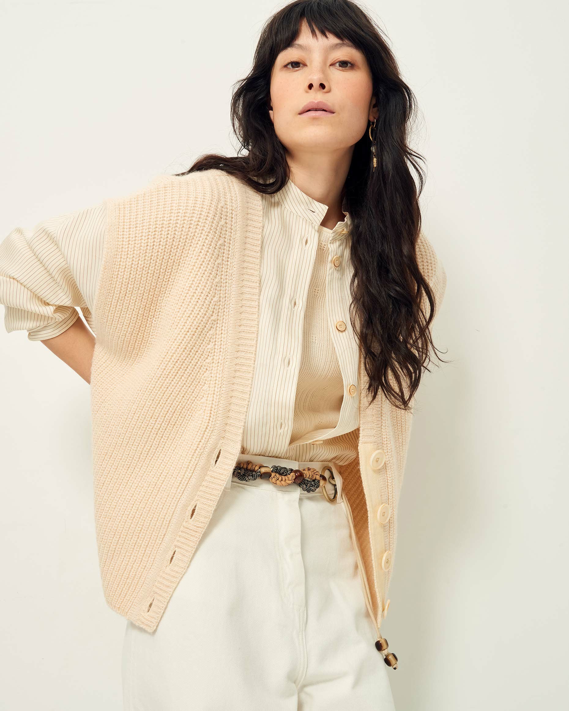 Women ARAGON Fleur de Sel | Cardigan