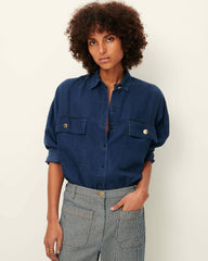Women JAYNIM Indigo Blue | Shirt