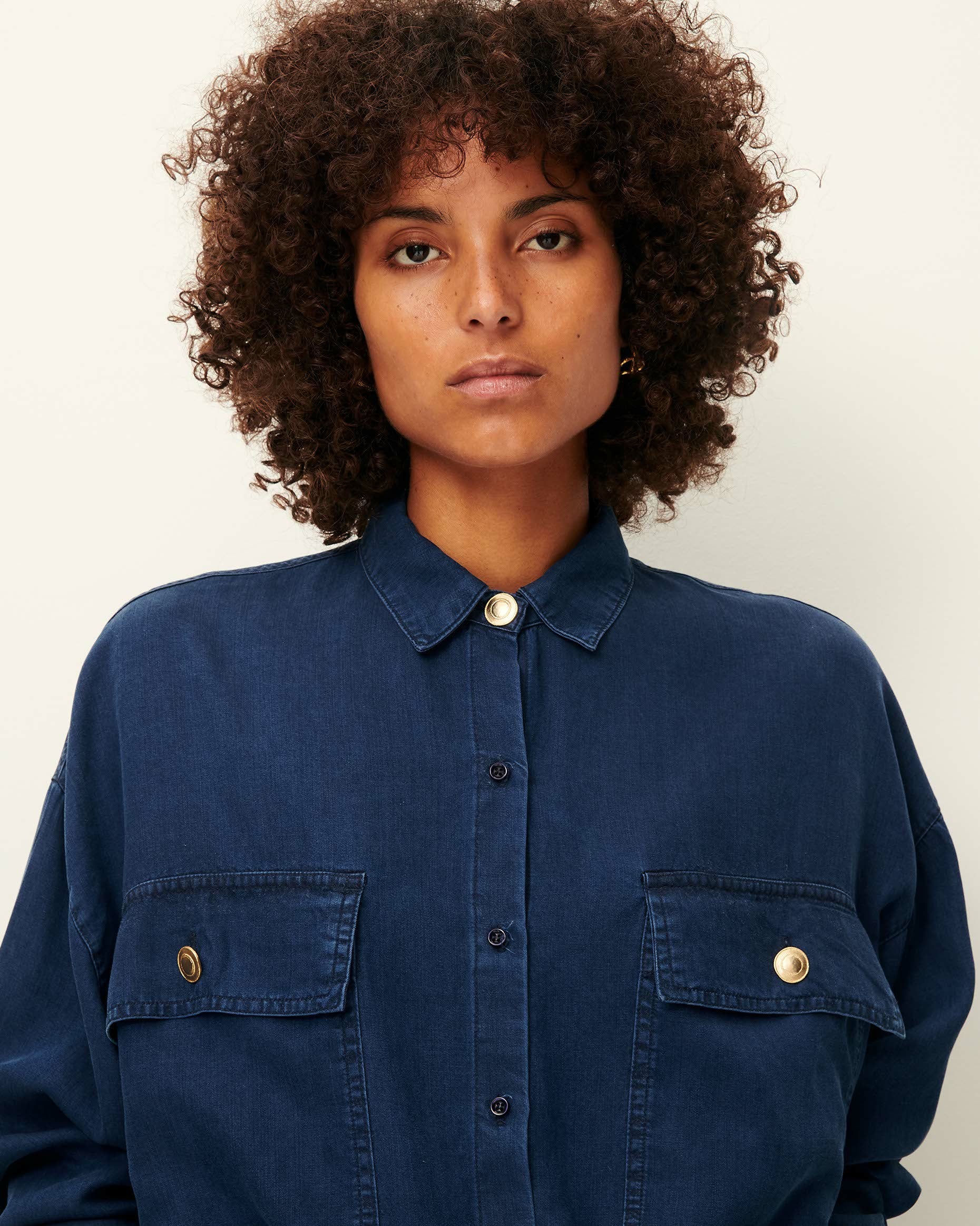 Women JAYNIM Indigo Blue | Shirt