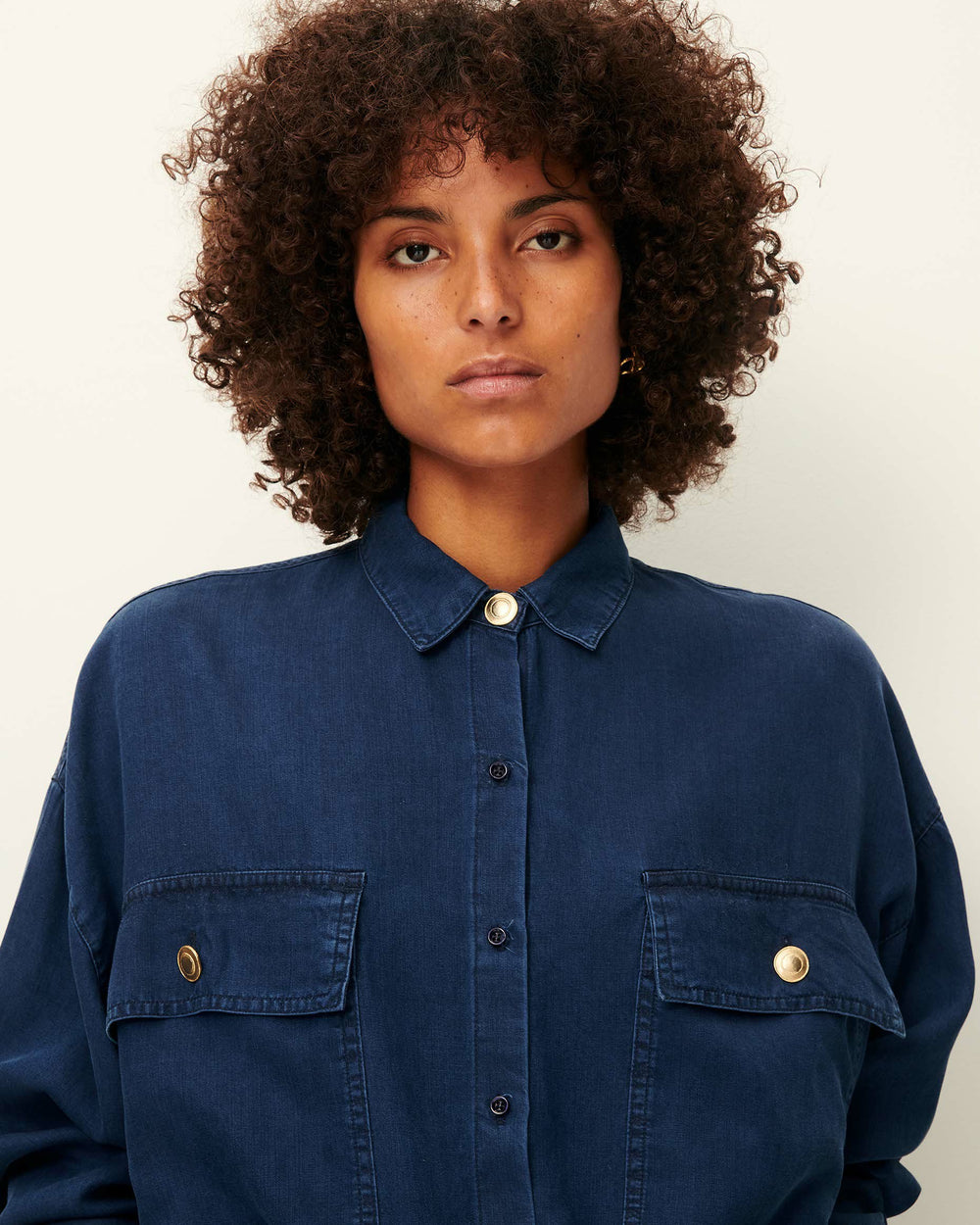 Women JAYNIM Indigo Blue | Shirt