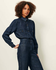 Women THEO Indigo Blue | Shirt