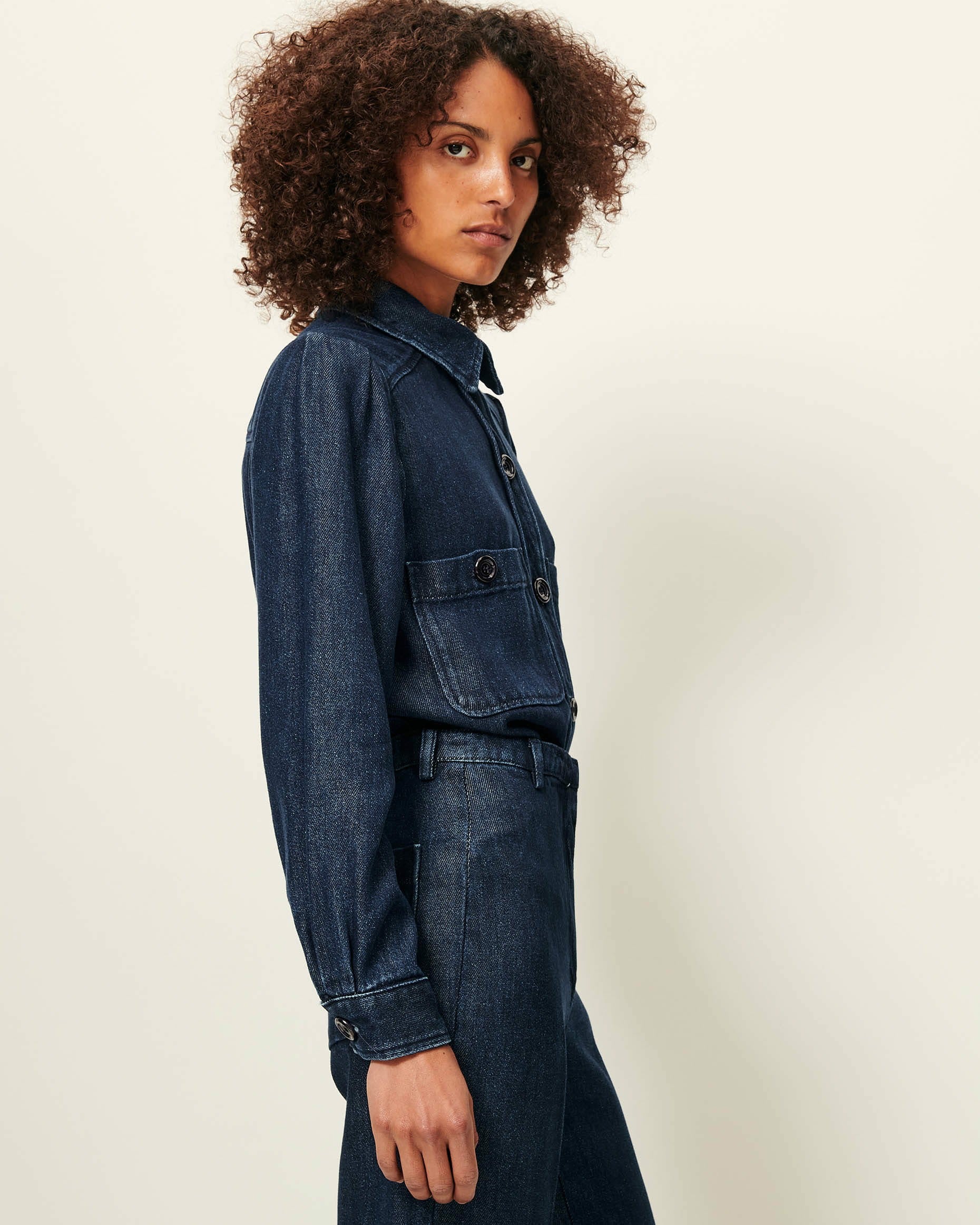 Women THEO Indigo Blue | Shirt