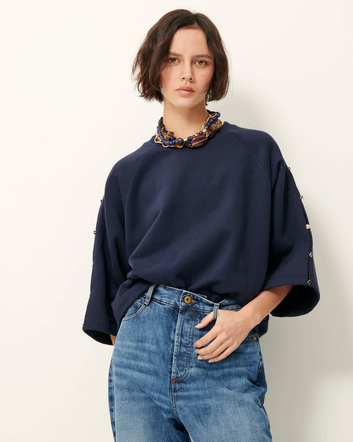 Women SOUND Sweat Indigo | Sweatshirt
