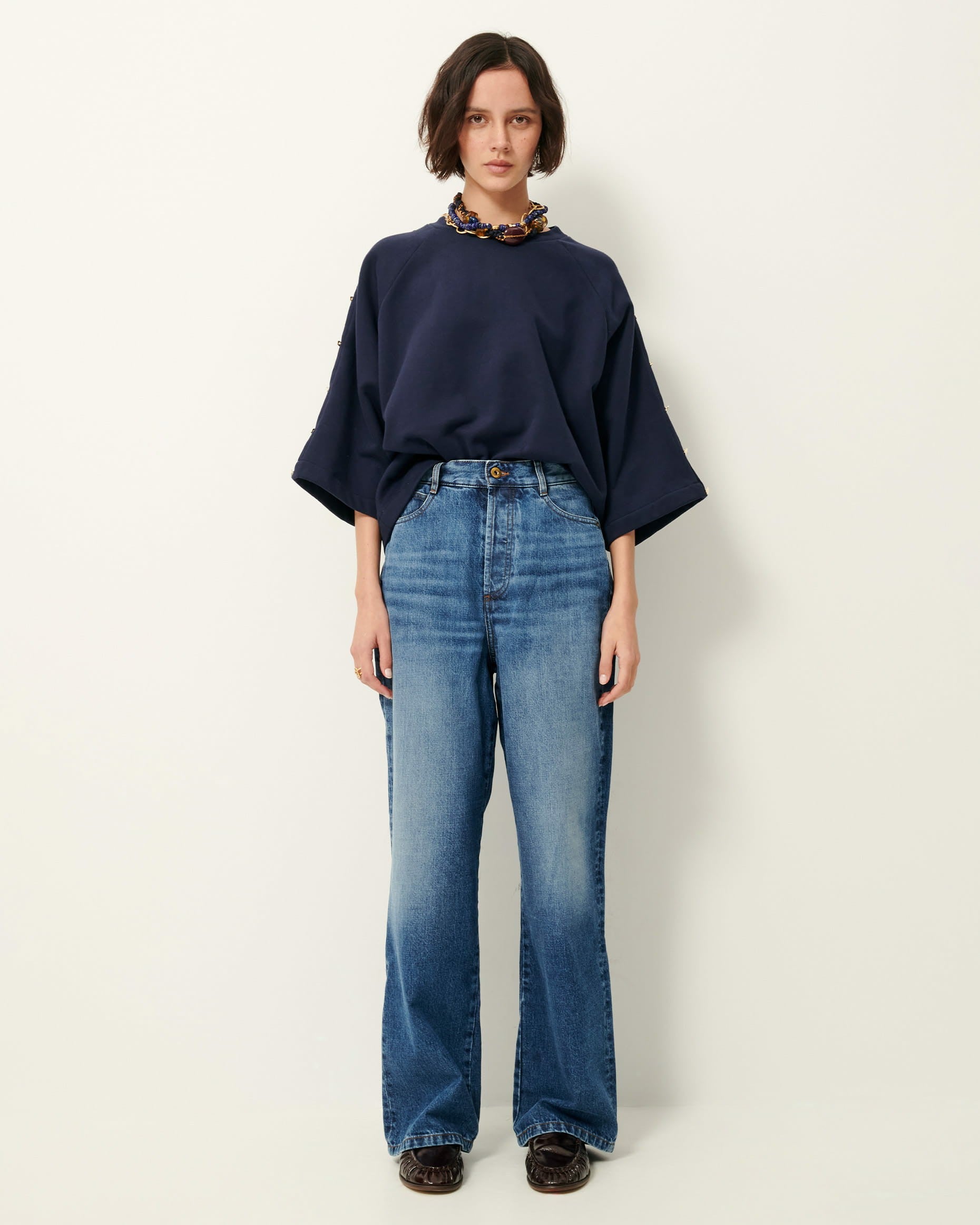 Women SOUND Sweat Indigo | Sweatshirt