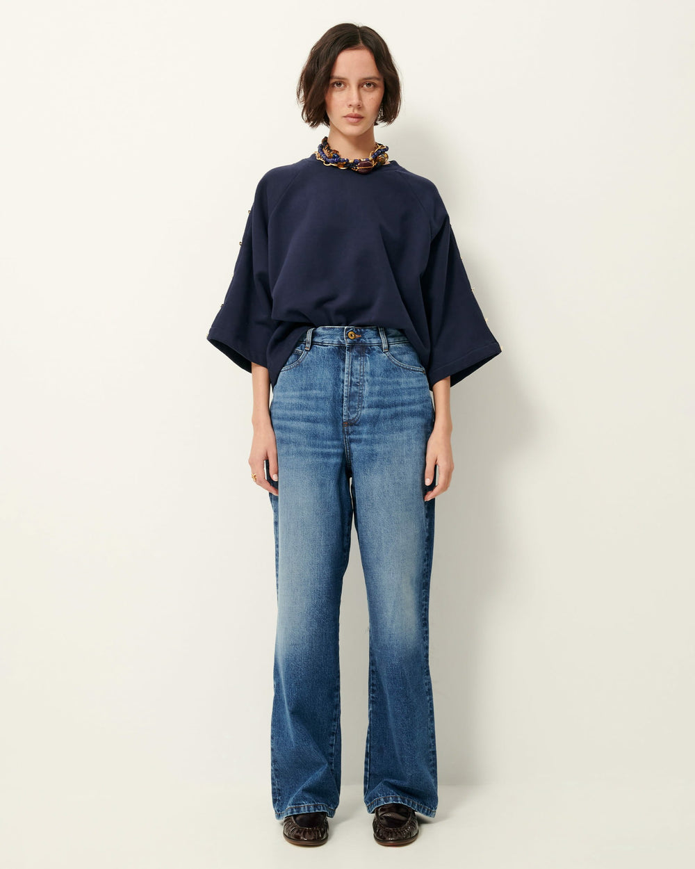 Women SOUND Sweat Indigo | Sweatshirt