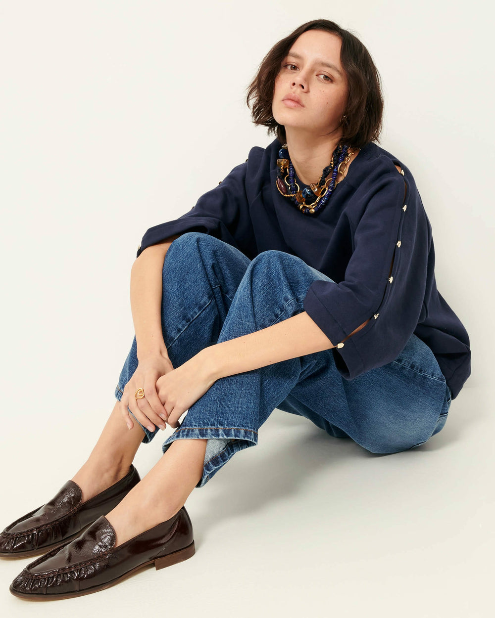 Women SOUND Sweat Indigo | Sweatshirt