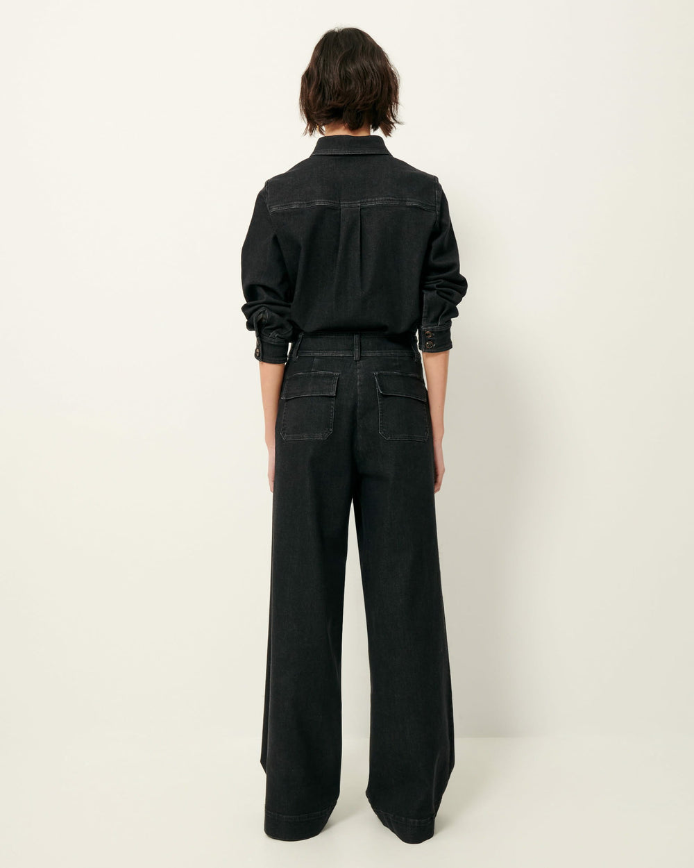 Women MANHATTAN Denim Black | Pants